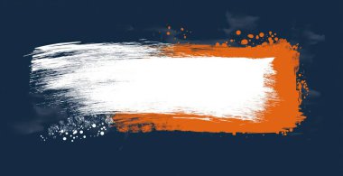 Soyut suluboya fırça darbeleri. Vektör çizimi. Yapay zeka oluşturuldu