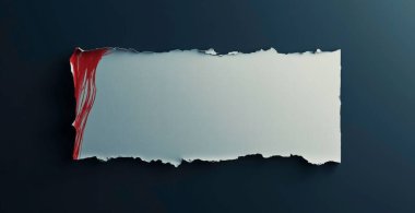 Mesajınız için yırtılmış kağıt. Yapay zeka oluşturuldu