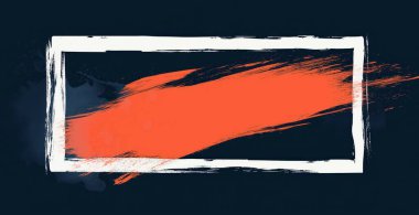 Soyut suluboya fırça darbeleri ve lekeler. Yapay zeka oluşturuldu