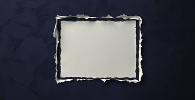 Mesajınız için yırtılmış kağıt. Yapay zeka oluşturuldu