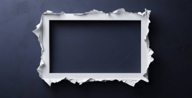 Karanlık arka planda eski bir fotoğraf çerçevesi. Yapay zeka oluşturuldu