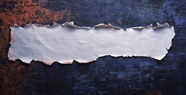 Yırtık beyaz kağıt dokusu. Yapay zeka oluşturuldu