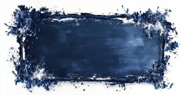 Soyut siyah mürekkep lekesi yapay zeka tarafından oluşturuldu.