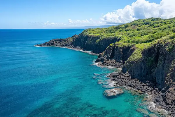 Deniz manzarası çok güzel. Yapay zeka oluşturuldu