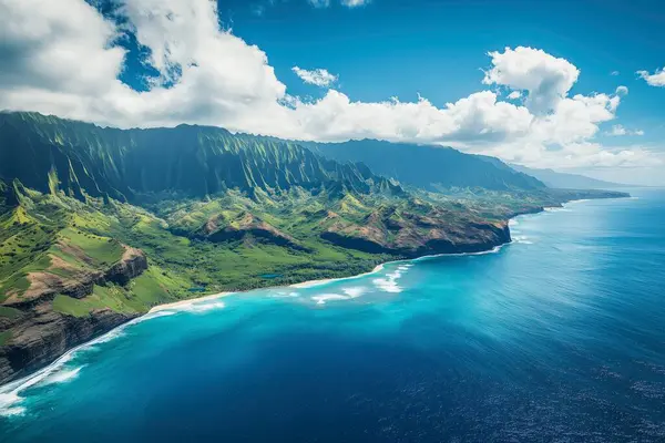 Deniz manzarası çok güzel. Yapay zeka oluşturuldu