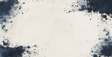 Soyut suluboya vuruşlar ve grunge arka plandaki lekeler. Yapay zeka oluşturuldu