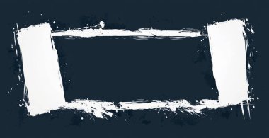 Karanlık bir arka planda suluboya fırça darbesinin vektör çizimi. Vektör illüstrasyonu... yapay zeka oluşturuldu