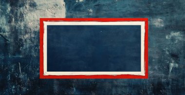 Çerçevedeki boş tahta. Yapay zeka oluşturuldu