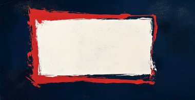 metin veya resim için kenarlık ve boşluk içeren grunge çerçeve. Yapay zeka oluşturuldu