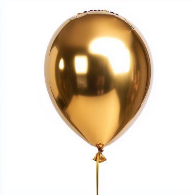 Balon beyazda izole edilmiş. Yapay zeka oluşturuldu