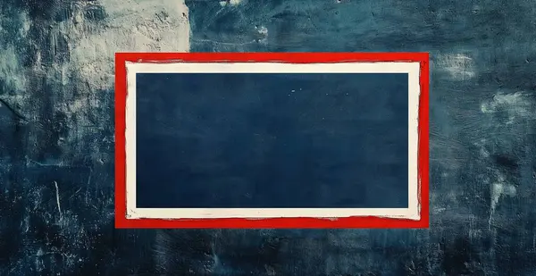 Çerçevedeki boş tahta. Yapay zeka oluşturuldu