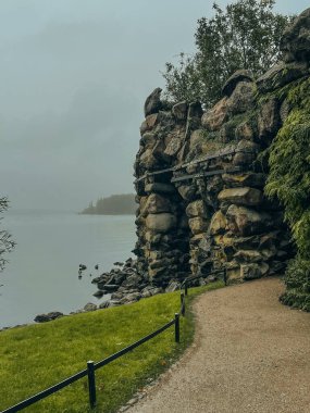 Schwerin Kalesi 'nin manzara ve mimarisinin fotoğrafı, Kuzey Almanya, Mecklenburg-Vorpommern