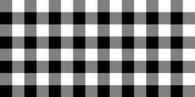 Gingham desenli geçmiş. Retro masa örtüsü dokusu. Soyut renk Scott deseniyle dolu. Pastel Gingham kumaş üzerindeki parmak izi için kusursuz bir arkaplan. Vektör sanatı