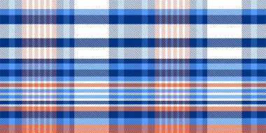 Gingham desenli geçmiş. Retro masa örtüsü dokusu. Soyut renk Scott deseniyle dolu. Pastel Gingham kumaş üzerindeki parmak izi için kusursuz bir arkaplan. Vektör sanatı.