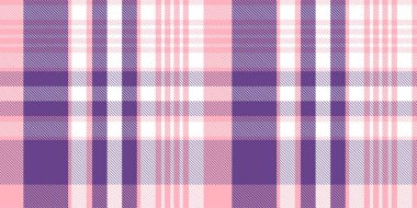 Gingham desenli geçmiş. Retro masa örtüsü dokusu. Soyut renk Scott deseniyle dolu. Pastel Gingham kumaş üzerindeki parmak izi için kusursuz bir arkaplan. Vektör sanatı