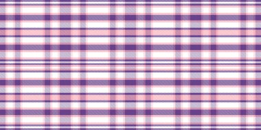 Gingham desenli geçmiş. Retro masa örtüsü dokusu. Soyut renk Scott deseniyle dolu. Pastel Gingham kumaş üzerindeki parmak izi için kusursuz bir arkaplan. Vektör sanatı