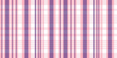 Gingham desenli geçmiş. Retro masa örtüsü dokusu. Soyut renk Scott deseniyle dolu. Pastel Gingham kumaş üzerindeki parmak izi için kusursuz bir arkaplan. Vektör sanatı