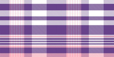 Gingham desenli geçmiş. Retro masa örtüsü dokusu. Soyut renk Scott deseniyle dolu. Pastel Gingham kumaş üzerindeki parmak izi için kusursuz bir arkaplan. Vektör sanatı