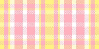 Gingham desenli geçmiş. Retro masa örtüsü dokusu. Soyut renk Scott deseniyle dolu. Pastel Gingham kumaş üzerindeki parmak izi için kusursuz bir arkaplan. Vektör sanatı