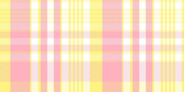 Gingham desenli geçmiş. Retro masa örtüsü dokusu. Soyut renk Scott deseniyle dolu. Pastel Gingham kumaş üzerindeki parmak izi için kusursuz bir arkaplan. Vektör sanatı