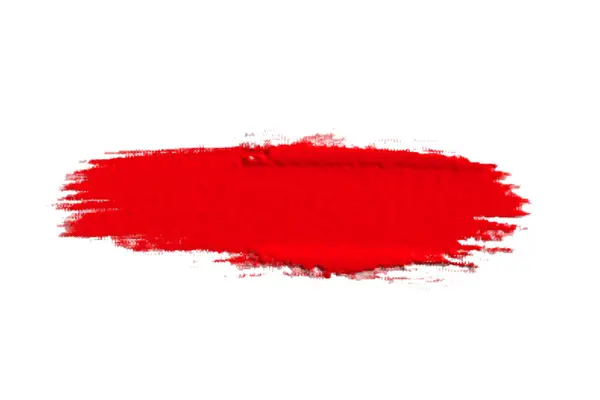 Fırça fırçası renginde. Resim çizimi kırmızı fırça beyaz arkaplanda izole