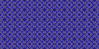 Çapraz dikiş. Etnik kalıplar kusursuz. Giysi, kumaş, batik, örgü, nakış, Ikkat, Geometrik pikseller için tasarım. Kumaş üzerindeki baskı için geleneksel tasarım kusursuz arkaplan. Vektör sanatı