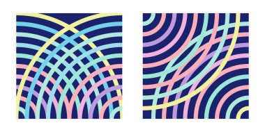 El çizgileri, doku. Soyut çizgi sanatı kusursuz arkaplan vektörü. Duvar sanatı, duvar kağıdı, kapak resmi, basılabilir resim için çizgi tasarımı. Vektör illüstrasyonu.