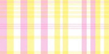 Gingham desenli geçmiş. Retro masa örtüsü dokusu. Soyut renk Scott deseniyle dolu. Pastel Gingham kumaş üzerindeki parmak izi için kusursuz bir arkaplan. Vektör sanatı