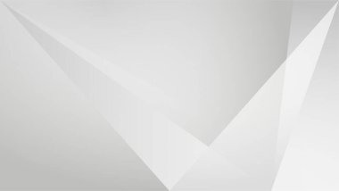 Soyut çokgen arkaplanı. Geometrik şekilli arka planda siyah beyaz gri renk. Sunum için gradyan gölge grungy tasarım şablonu.