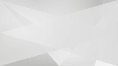 Soyut çokgen arkaplanı. Geometrik şekilli arka planda siyah beyaz gri renk. Sunum için gradyan gölge grungy tasarım şablonu.