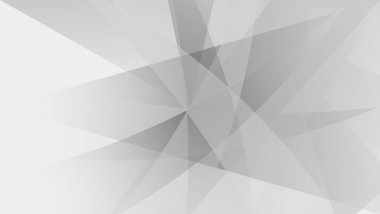 Soyut çokgen arkaplanı. Geometrik şekilli arka planda siyah beyaz gri renk. Sunum için gradyan gölge grungy tasarım şablonu.