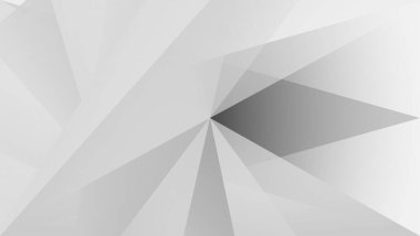 Soyut çokgen arkaplanı. Geometrik şekilli arka planda siyah beyaz gri renk. Sunum için gradyan gölge grungy tasarım şablonu.
