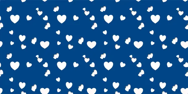 Beyaz Kalp Renk Arkaplanı 'nda Kusursuz Kalıp. Romantik temaya bayılırım. Sevgililer Günü için aşkla desenli kalpler. Sevgililer Günü geçmişi. Küçük kalpli soyut vektör dokusu