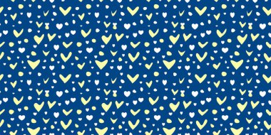 Beyaz Kalp Renk Arkaplanı 'nda Kusursuz Kalıp. Romantik temaya bayılırım. Sevgililer Günü için aşkla desenli kalpler. Sevgililer Günü geçmişi. Küçük kalpli soyut vektör dokusu.