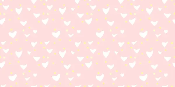 Beyaz Kalp Renk Arkaplanı 'nda Kusursuz Kalıp. Romantik temaya bayılırım. Sevgililer Günü için aşkla desenli kalpler. Sevgililer Günü geçmişi. Küçük kalpli soyut vektör dokusu.
