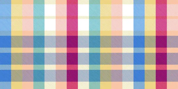 Gingham desenli geçmiş. Retro masa örtüsü dokusu. Soyut renk Scott deseniyle dolu. Pastel Gingham kumaş üzerindeki parmak izi için kusursuz bir arkaplan. Vektör sanatı