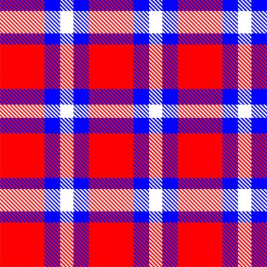 Gingham desenli geçmiş. Retro masa örtüsü dokusu. Soyut renk Scott deseniyle dolu. Pastel Gingham kumaş üzerindeki parmak izi için kusursuz bir arkaplan. Vektör sanatı