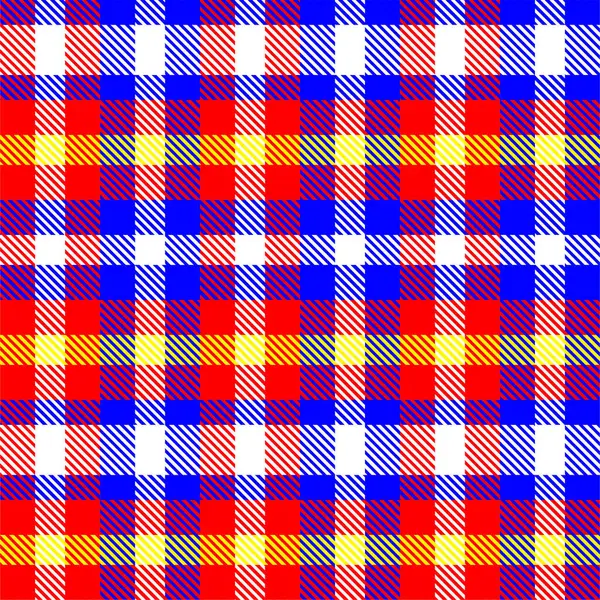 Gingham desenli geçmiş. Retro masa örtüsü dokusu. Soyut renk Scott deseniyle dolu. Pastel Gingham kumaş üzerindeki parmak izi için kusursuz bir arkaplan. Vektör sanatı