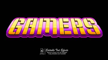 3d kalın düzenlenebilir metin efektleri