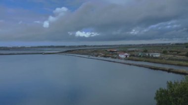 Ilhavo 'da bir kuş gözlemevi vasıtasıyla yosun ekimine inanılmaz bir bakış açısı.