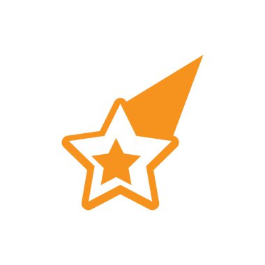 Ay Logosu Vektör Şablonu Simgesi