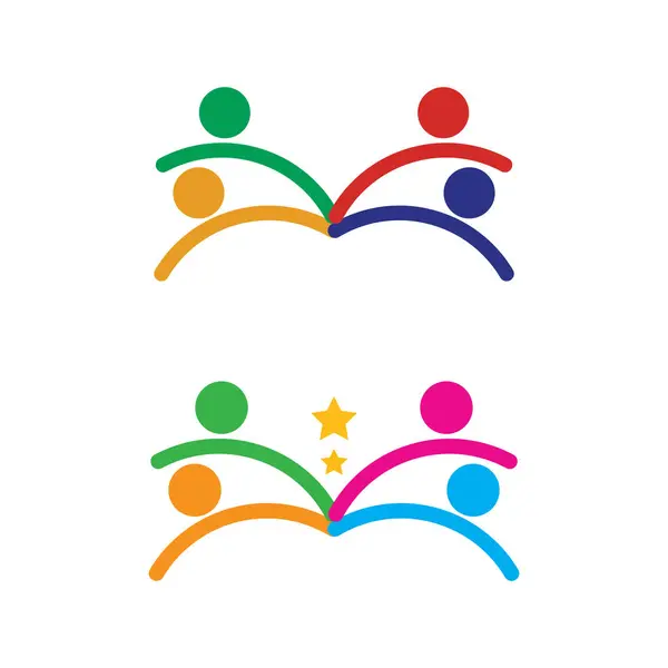 Topluluk Logosu Vektör Şablonu Simgesi