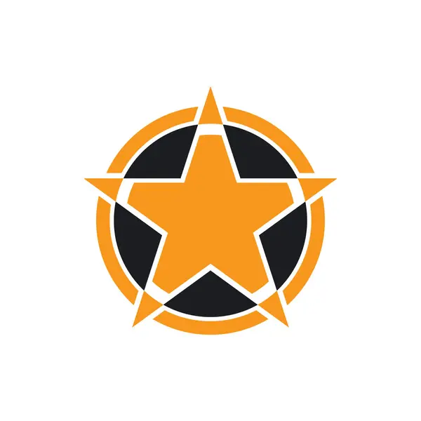 Yıldız Logo Vektör Şablonu Simgesi