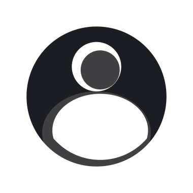 Profil Logo Vektörü Simgesi Şablonu İllüstrasyonu