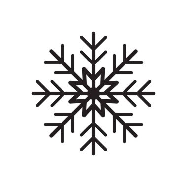 Kar Logosu Vektörü Simge Şablonu İllüstrasyonu