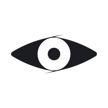 Göz Logosu Vektörü Simge Şablonu İllüstrasyonu
