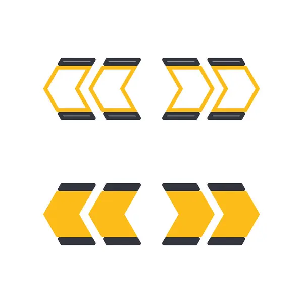 Ok Logo Vektörü Simge Şablonu İllüstrasyonu