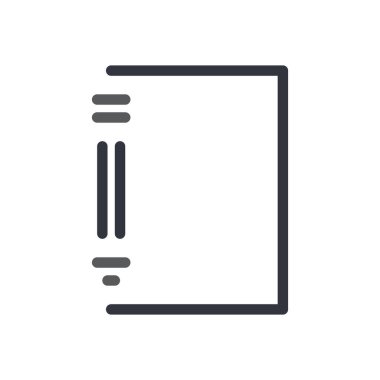 Eğitim Kitabı Logo Vektörü Simge Şablonu İllüstrasyonu