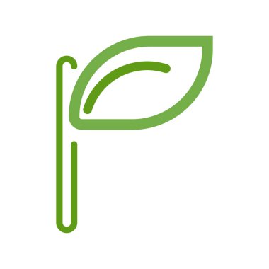 Eko Ağacı Yaprak Logo Şablonu İllüstrasyonu