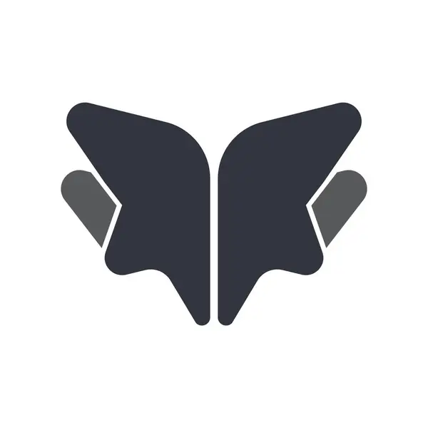 Kanat Logo Vektörü Simge Şablonu İllüstrasyonu